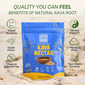 Kavahana Kava Nectar Poudre Édition Noble 68g cuillère de poudre