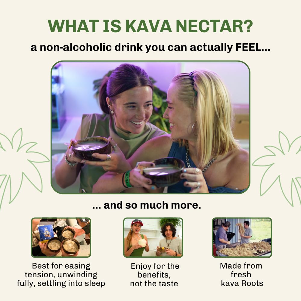 Kavahana Kava Nectar Poudre Édition Noble 68g en gros plan