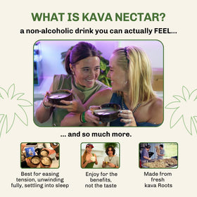 Kavahana Kava Nectar Poudre Édition Noble 68g en gros plan
