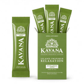 Kavana Mélange Instantané de Kava Pomme Verte sachets individuels