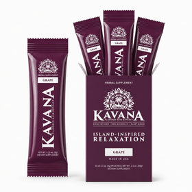 Kavana Mélange Instantané de Kava sachets individuels saveur raisin