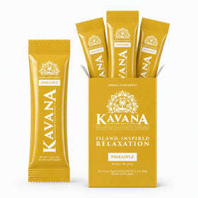 Kavana Mix de Boisson Instantané Kava paquet de 10 sachets saveur Ananas