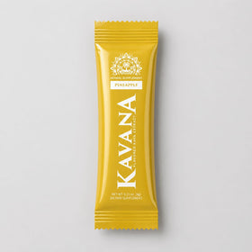 Kavana sachet de Kava ouvert avec poudre visible
