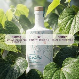 Kavayn boisson spiritueuse non-alcoolisée 750 ml sur une table