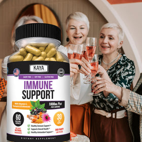 Kaya Naturals capsules de Sureau dans un environnement naturel