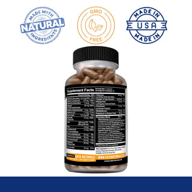 Kaya Naturals Complément Alimentaire pour le Cerveau capsules sur une table