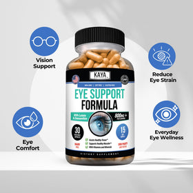 Kaya Naturals Complément Alimentaire Santé Oculaire 30 Capsules côté