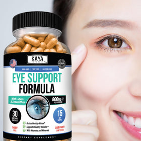 Kaya Naturals Complément Alimentaire Santé Oculaire 30 Capsules ouvertes