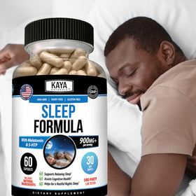 Kaya Naturals Complément Sommeil 60 capsules avec dos de flacon