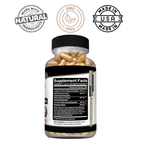 Kaya Naturals Complexe de Champignons avec un fond naturel