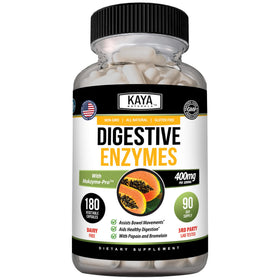 Kaya Naturals Enzymes daily 180 Capsules Végétales - Vue de face
