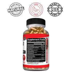 Kaya Naturals Épimedium 180 capsules vue latérale