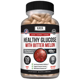 Kaya Naturals Gluco 120 comprimés vue de face