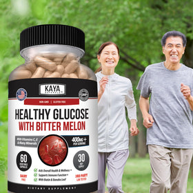 Kaya Naturals Gluco, présentation des capsules dans un bol