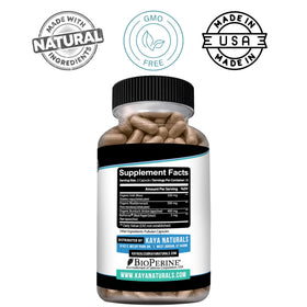 Kaya Naturals Mousse de Mer capsules sur fond blanc