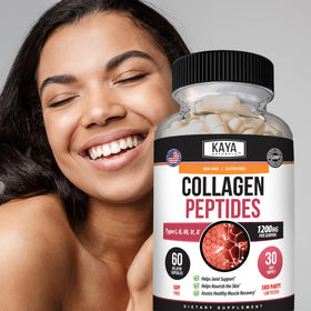Kaya Naturals Multi Collagène 60 capsules côté