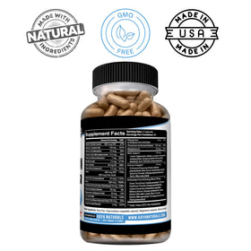 Kaya Naturals Multivitamines pour Hommes 180 Capsules ouvertes montrant les capsules