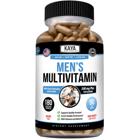 Kaya Naturals Multivitamines pour Hommes 180 Capsules vue de face