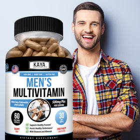 Kaya Naturals Multivitamines pour Hommes avec d'autres compléments