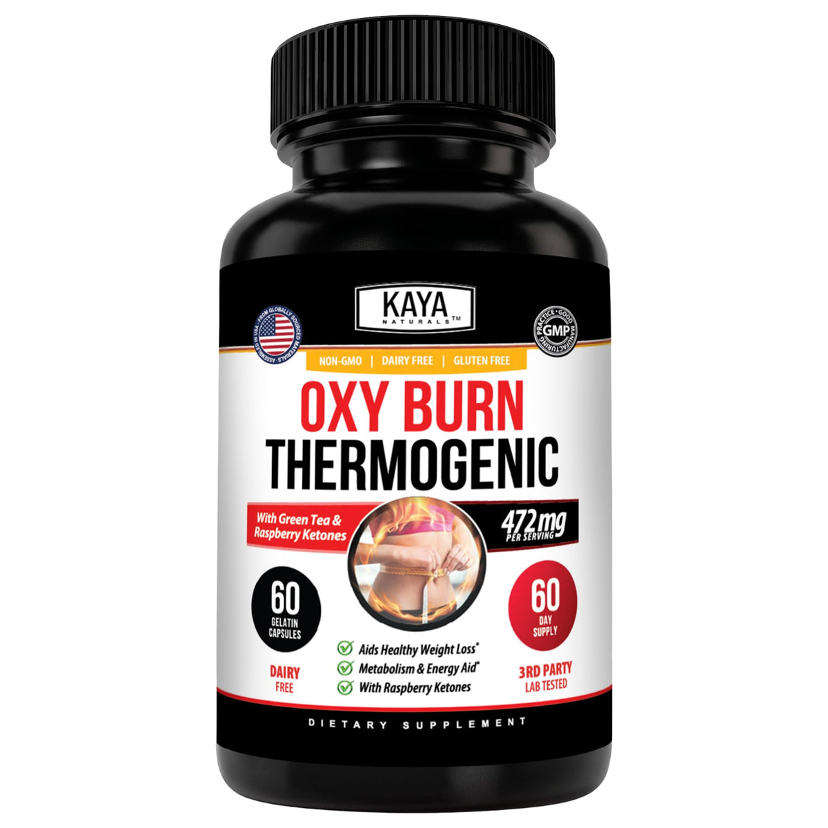 Kaya Naturals Oxy Burn 60 capsules vue avant