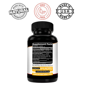 Kaya Naturals Oxy Burn capsules sur fond blanc