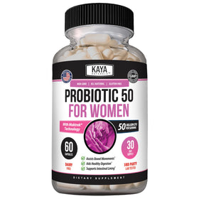 Kaya Naturals Probiotiques pour Femmes 60 capsules vue avant
