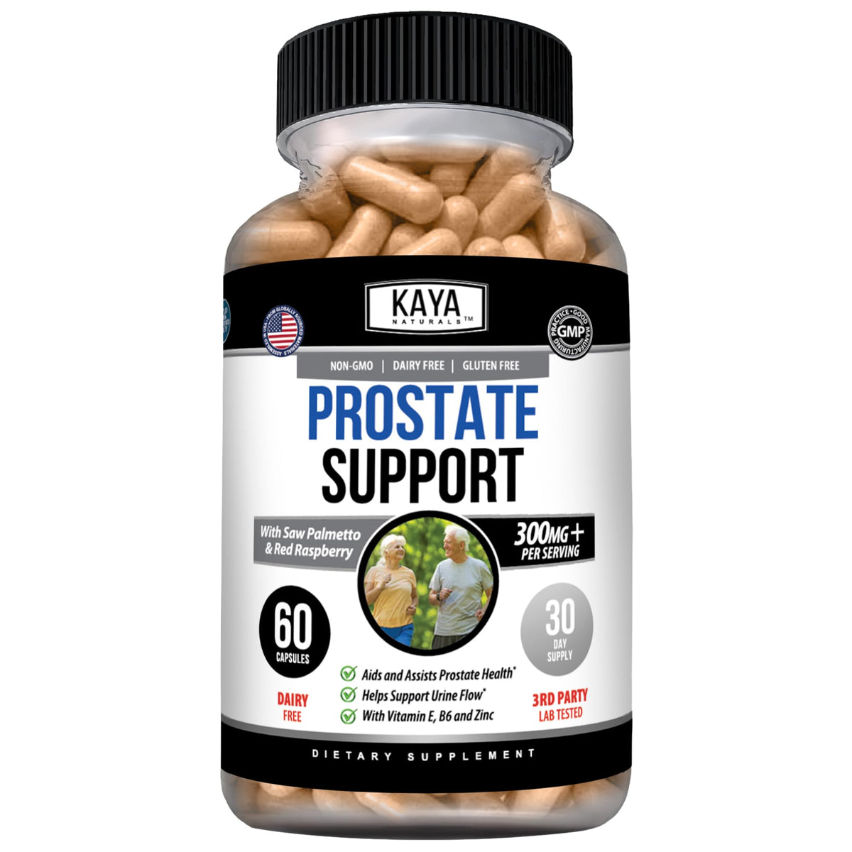 Kaya Naturals Prostate Support 60 capsules vue avant