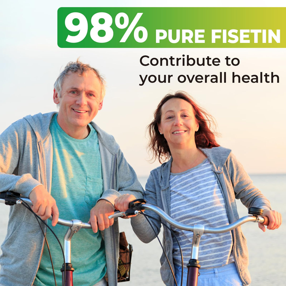 Kayseari Fisetin 1200mg capsules ouvertes sur une table