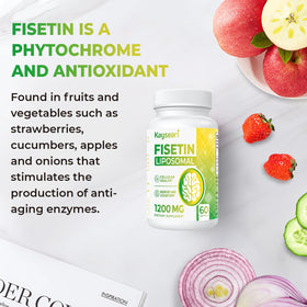 Kayseari Fisetin 1200mg vue de dos de la boîte