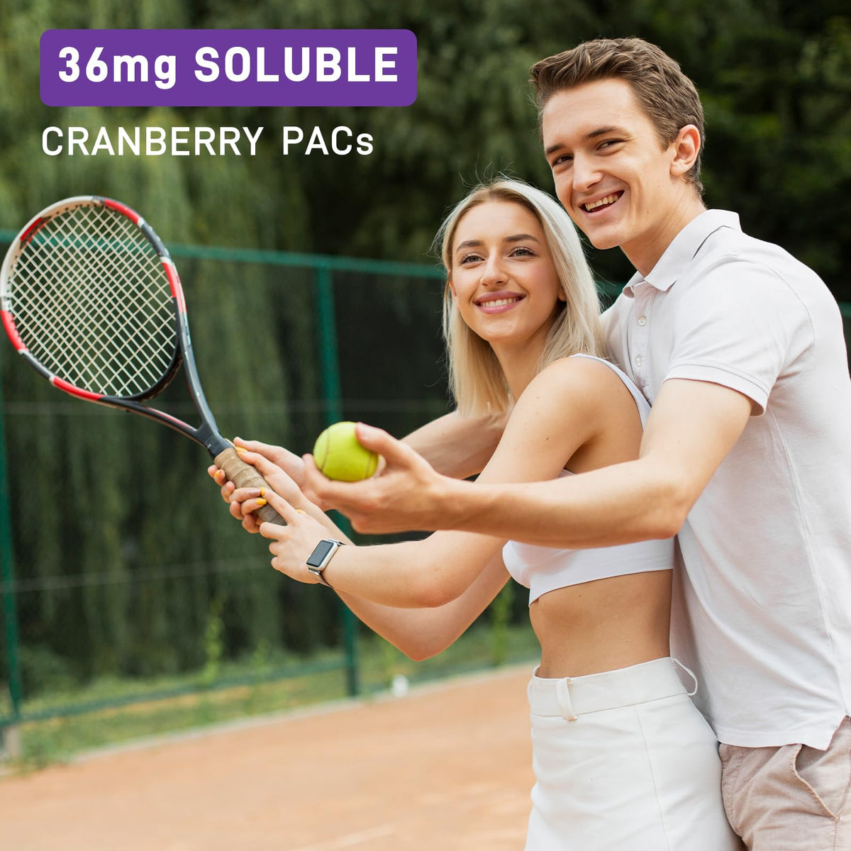 Kedicy comprimés de cranberry 36mg PACs avec verre d'eau