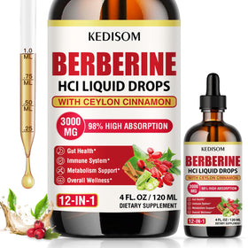 KEDISOM Liposomal Berbérine HCL 3000mg flacon de 120 ml