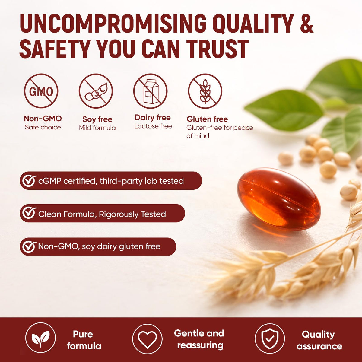 KEHLUSTY Astaxanthin 12mg gélules sur table