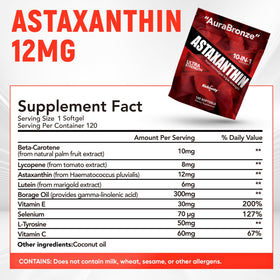 KEHLUSTY Astaxanthin 12mg packaging 120 gélules