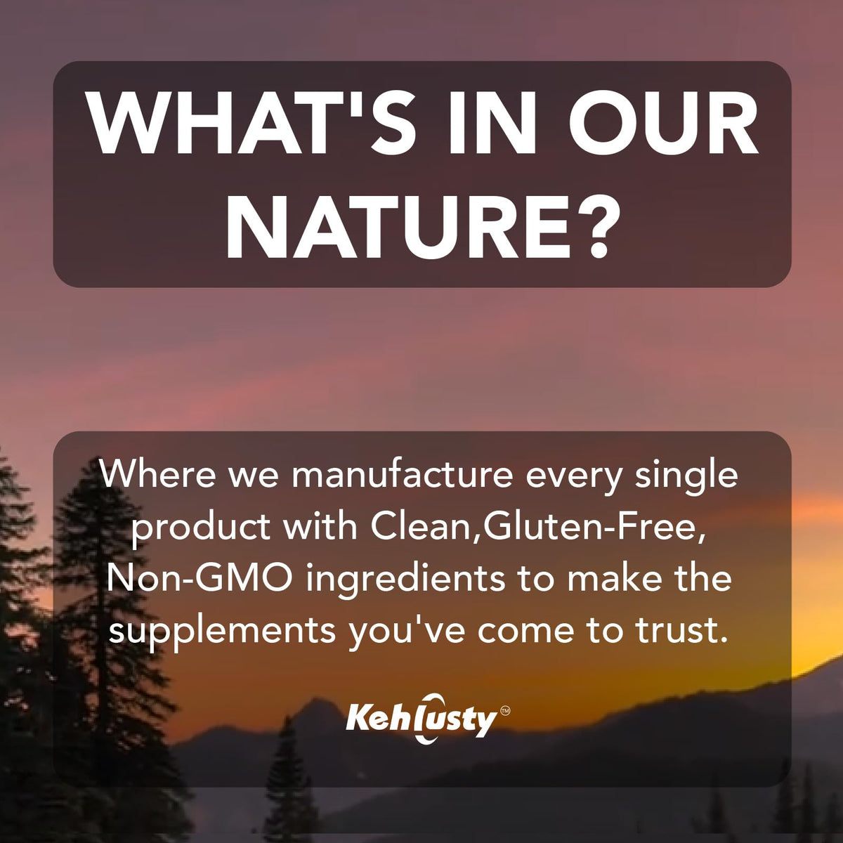 KEHLUSTY D3 K2 Magnésium Glycinate capsules sur fond blanc