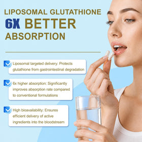 Kenofor Glutathione Liposomal 1155mg étiquette sur le flacon