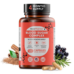 KeosPharma complément sanguin 120 capsules avec étiquette détaillant les ingrédients
