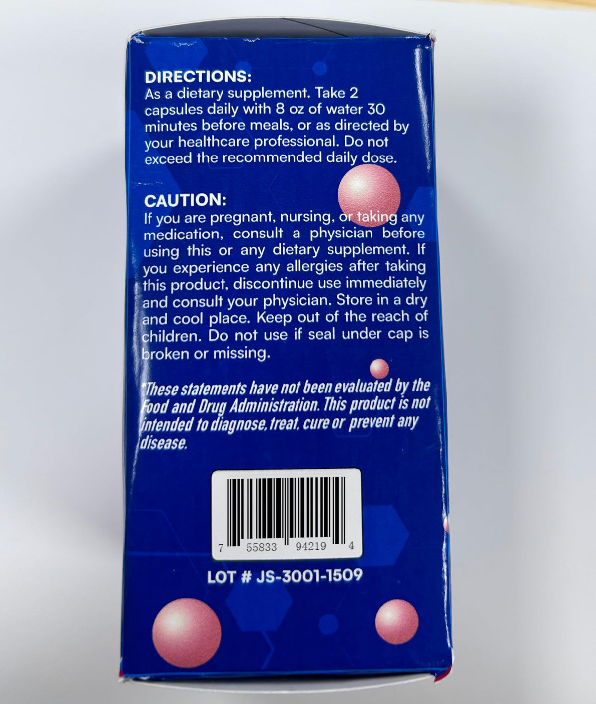 Keptrohy complément alimentaire 60 capsules avec étiquette