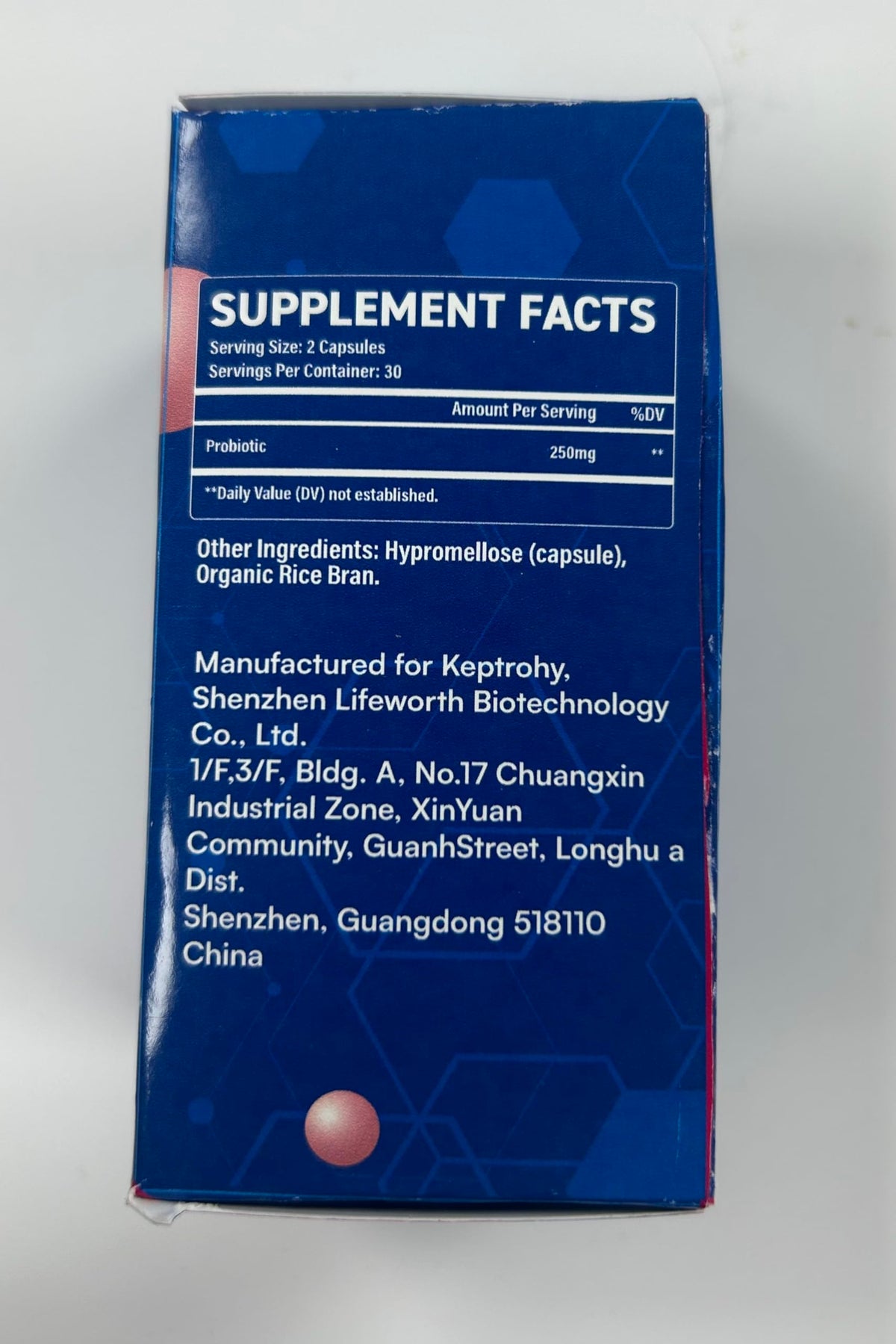 Keptrohy complément alimentaire 60 capsules sur fond blanc
