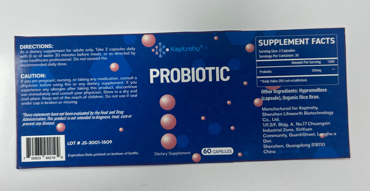 Keptrohy complément alimentaire 60 capsules vue arrière
