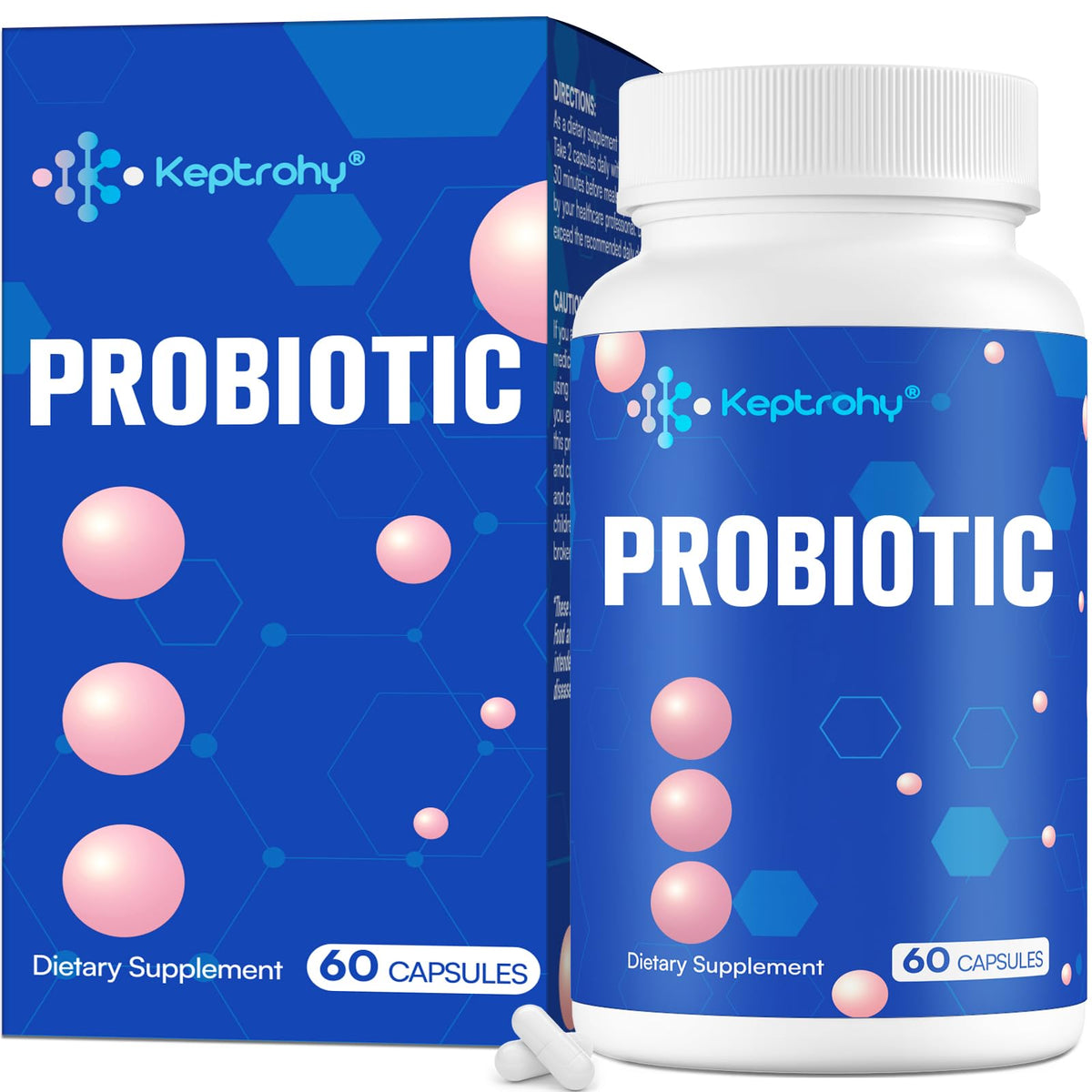 Keptrohy complément alimentaire 60 capsules vue avant