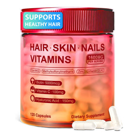 Kereeao Vitamines Cheveux Peau Ongles 120 Capsules, vue de face
