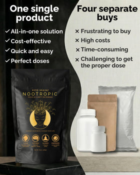 Keto Brainz Crème Nootropique C8 MCT vue de côté