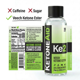 KetoneAid Ke2 Ester de Cétones - Pomme Verte - Détails de l'étiquette