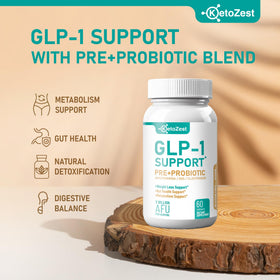 KetoZest GLP-1 Support Probiotic Supplement 59g back view