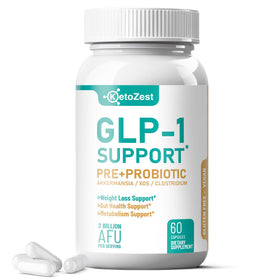 KetoZest GLP-1 Support Probiotic Supplement 59g front view
