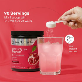 KEY NUTRIENTS Électrolytes Potassium Cerise Pom lifestyle shot