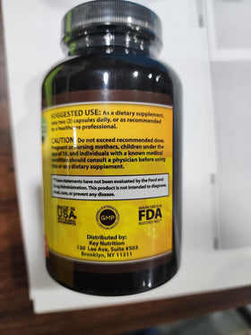 Key Nutrition Complexe Curcuma Curcumin vue de profil