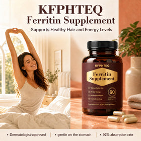KFPHTEQ Complément Alimentaire Fer 60 Capsules côté