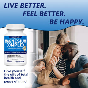 KFUKFU Complexe de Magnésium 1000mg capsule avec main