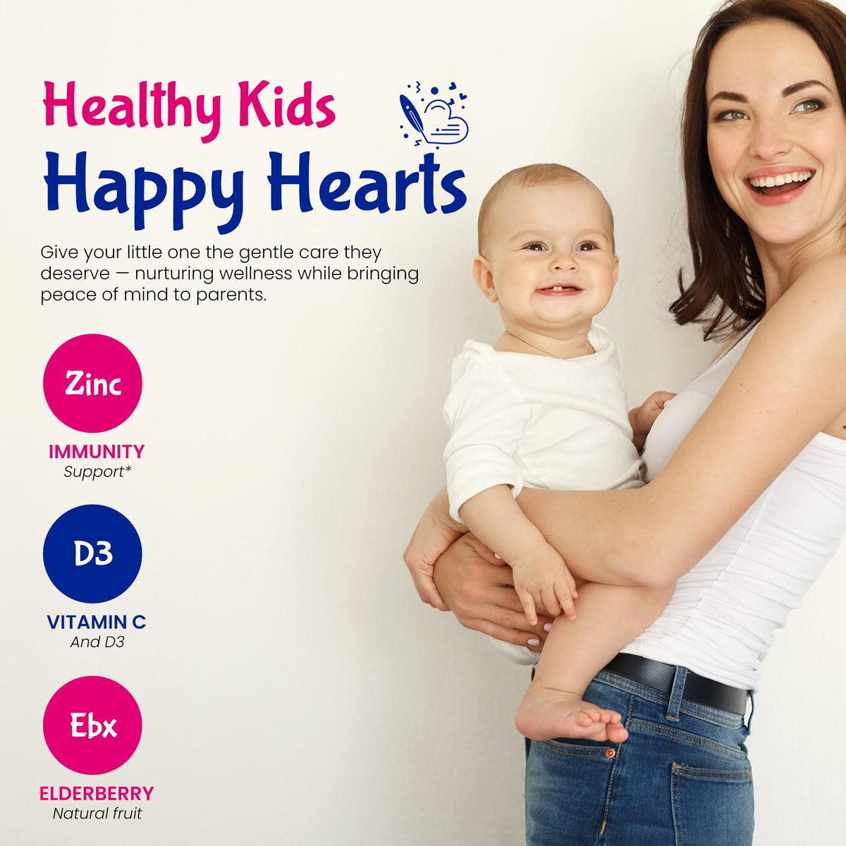 Kiddivit Zinc Liquide avec des fruits en arrière-plan